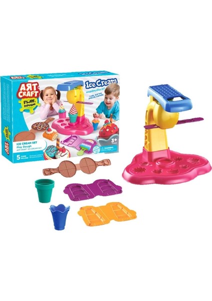 Çocuk Dede Art Craft Dondurma Oyun Hamuru Seti