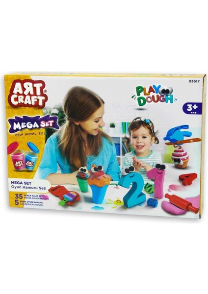 Çocuk Dede Art Craft Mega Oyun Hamuru Seti