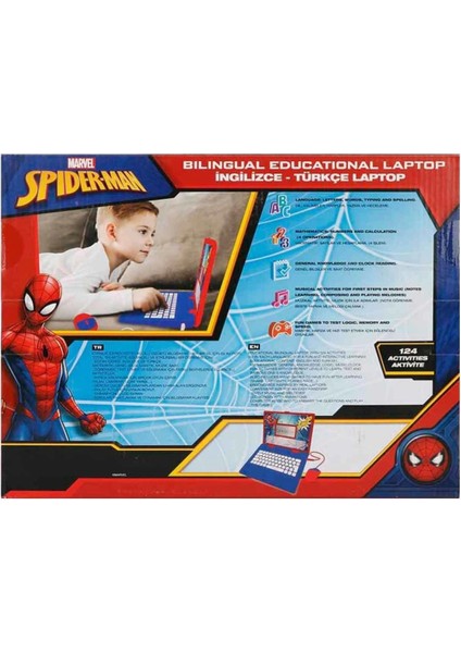 Çocuk Spiderman Ingilizce Türkçe Laptop