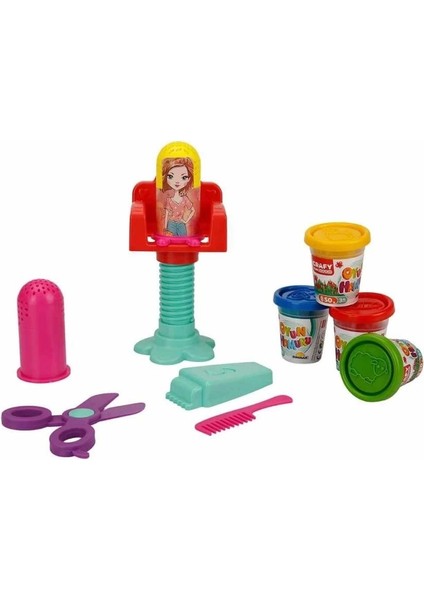 Çocuk Crafy Sihirli Salon Oyun Hamur Seti modelleri