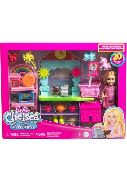 Çocuk Barbie Chelsea Oyuncak Dükkanı Oyun Seti HNY59 indirimleri