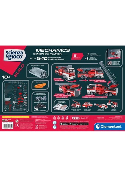 Çocuk 75068TR Mekanik Laboratuvarı - Itfaiye Aracı +10 Yaş indirimleri