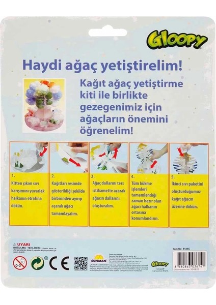 Çocuk Gloopy Sihirli Kar Ağacı Yapım Seti