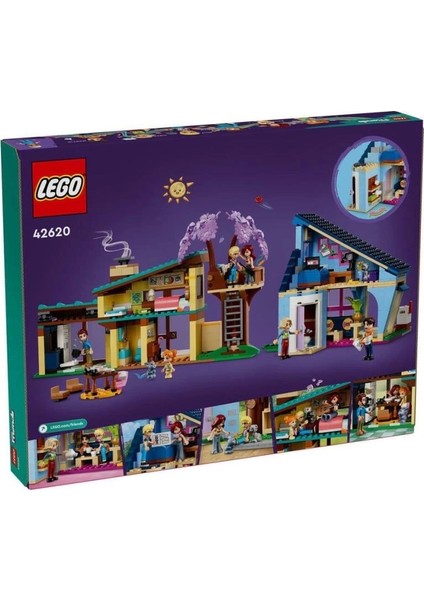 Çocuk 42620 ® Friends Olly ve Paisley'nin Aile Evleri 1126 Parça +7 Yaş fırsatları
