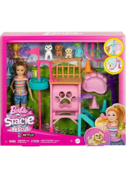 Çocuk Barbie Stacie'nin Köpekçik Oyun Parkı HRM10 indirimleri