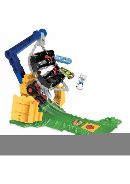 Çocuk Hot Wheels Monster Trucks Arenada Rhinomite Mücadelesi Oyun Seti HTP18 fırsatları