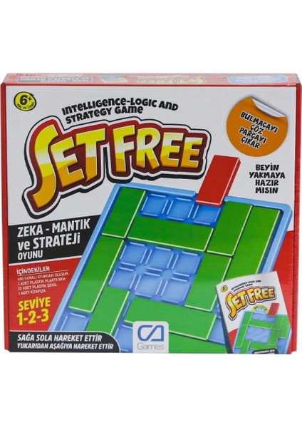 Çocuk 620 CAPLS-5264 Setfree Zeka, Mantık ve Strateji Oyunu -Cagames