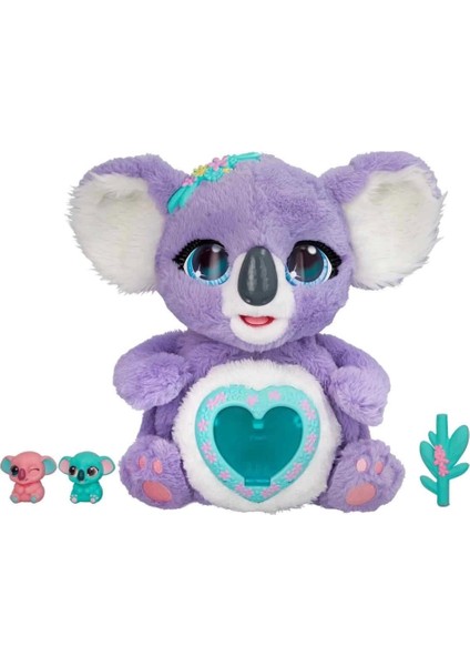 Çocuk Sesli ve Işıklı Interaktif Peluş Anne Koala