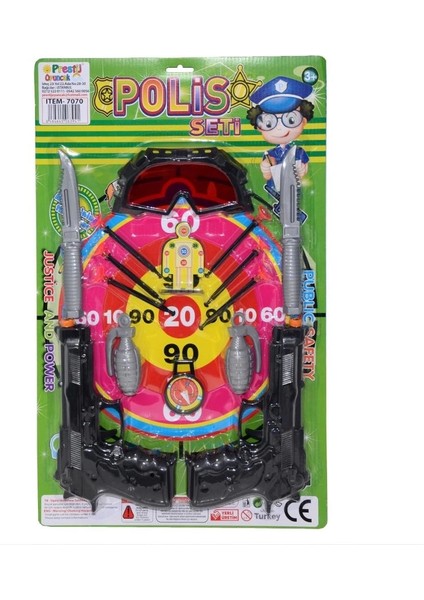 Çocuk Fab 7070 El Bombalı Polis Seti Kartela