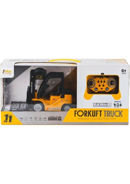 Çocuk A8196-OQ9009 Kumandalı Sesli ve Işıklı Froklift 1:24 -Asya Oyuncak