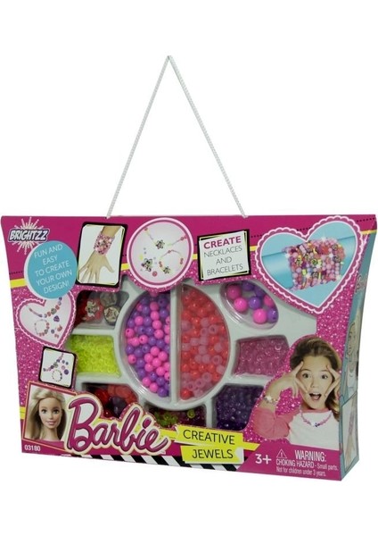 Çocuk Dede Barbie Çantalı Boncuk Takı Seti