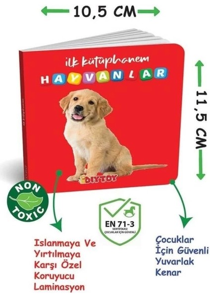 Çocuk 2090 Dıytoy, Ilk Kütüphanem-Ilk Sözcükler 8'li Mini Kitap Seti modelleri