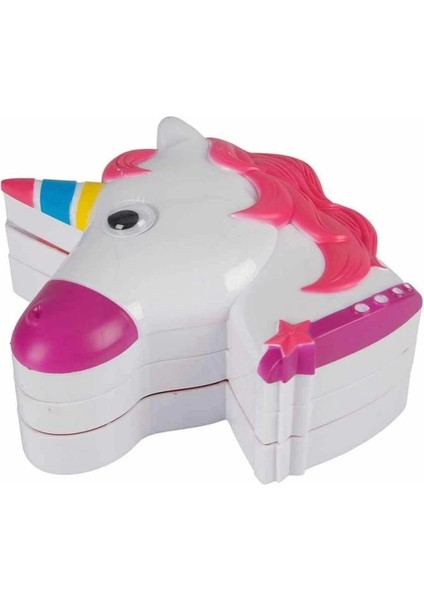 Çocuk 2602 Unicorn Şekilli 3 Katlı Makyaj Güzellik Seti fiyatları