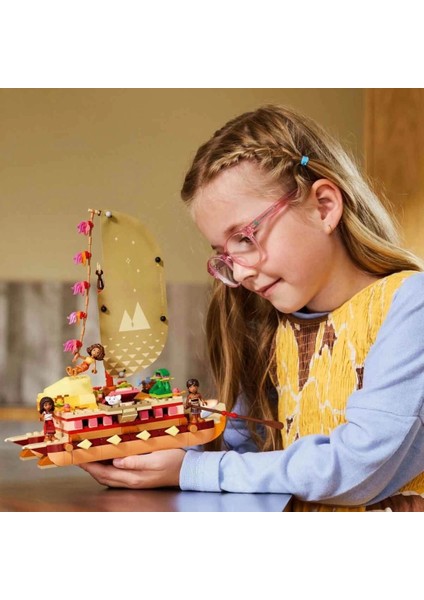 Çocuk LEGO Disney Moana’nın Macera Kanosu 43270 fırsatları