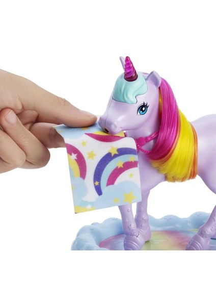 Çocuk GTG01 Barbie, Bebek ve Tek Boynuzlu At, Dreamtopia Hayaller Ülkesi