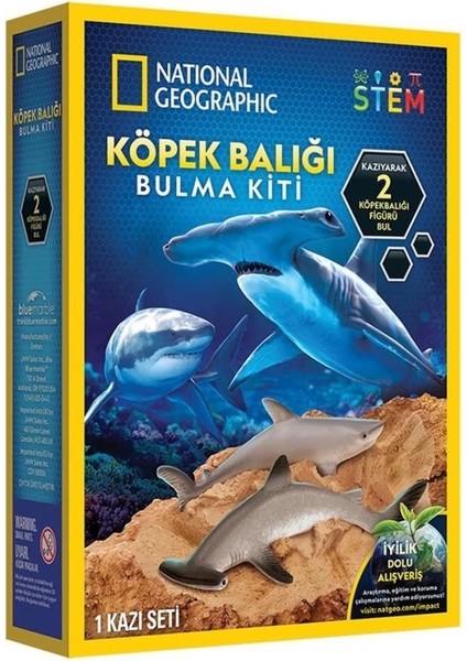 Çocuk NAT07002 National Geographic Köpek Balığı Bulma Kiti - Trhamshdıg +6 Yaş