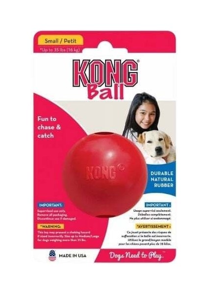 Delikli Top Şeklinde Çok Amaçlı Köpek Oyuncağı Small