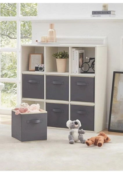 2'li Dolap Içi Çamaşır Oyuncak Düzenleyici Kapaksız Saklama Kutusu Organizer 30 x 30 x 30