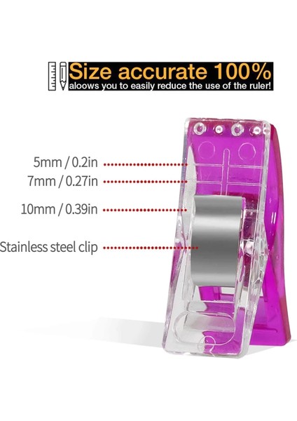 Mor 10 Adet Tarzı Ewing Klipsler Bağlama Klipsleri Plastik Klipsler Kapitone Crafting Crocheting Örgü Güvenlik Klipsleri Çeşitli Renkler Bağlama Klipsleri (Yurt Dışından) modelleri