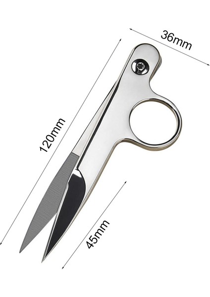 Gümüş Tarzı Meslek Paslanmaz Çelik Iplik Veya Nakış Veya Kumaş Için Dikiş Veya Iplik Makası Dikiş Makası Için Aletler (Yurt Dışından)