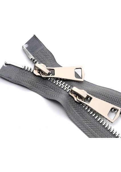 A3-11 Ordu Stili No.5 Boyutu Adet Meetee 120 cm 5 # Metal Fermuarlar Çift Kaydırıcı Açık Uçlu Uzun Zip Dıy Aşağı Ceket Ceket Dikiş Giyim Için Terzi Aksesuar (Yurt Dışından)