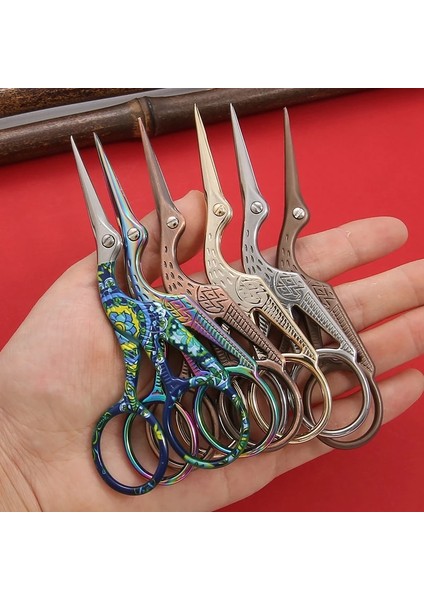 No.17 Stili Dayanıklı Paslanmaz Çelik Retro Kuyruk Vinç Şekli Dikiş Küçük Nakış El Sanatları Crossstitch Ors Dıy Ev Aletleri (Yurt Dışından) indirimleri