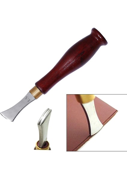 1.0mm Tarzı 1 Deri Kenar Kırıcı Paslanmaz Çelik Sığ Yuva Kenar Lineer Basınç Kenar Cihazı Düzeltici Sıkma Aracı (Yurt Dışından)