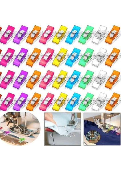 Yeşil 50 Adet Tarzı Pcs Çok Amaçlı Dikiş Klipleri Dıy Kapitone Dikiş Craft Için Renkli Plastik Bağlama Klipleri Dikiş Bağlama Araçları (Yurt Dışından) modelleri