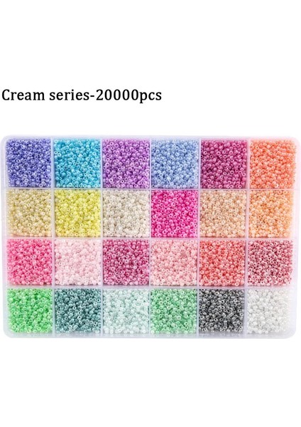 24 Renk 2mm-06 Stili Çek Cam Tohum Boncuk Charm Kristal Boncuk Dıy Bilezik Kolye Takı Yapımı Giyim ve Aksesuarlar Için (Yurt Dışından)