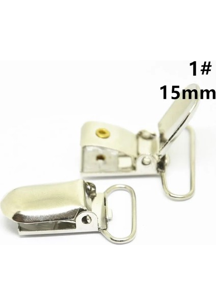 1-15MM Gümüş Tarzı Yenı Metal Askı Emzik Sahipleri Plastik Ekleme Craft Kanca ile Klipler Yatıştırıcı Klipsler Dikiş Aracı Dıy Aksesuar (Yurt Dışından)