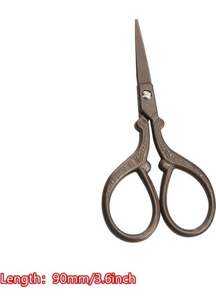 90 mm 3.6 Inç Stili Dikiş Nakış Veya Kumaş Sanatı Çapraz El Sanatları Eski Ors Retro Terzi Ors Iplik Kesici Altın Ors Zakka (Yurt Dışından)