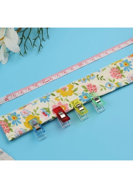 Mavi Stil Imzay Çok Amaçlı Plastik Dikiş Klipleri Renkli Bağlama Klipsleri Kumaş Kelepçeleri Patchwork Hemming Dikiş El Sanatları Araçları (Yurt Dışından)