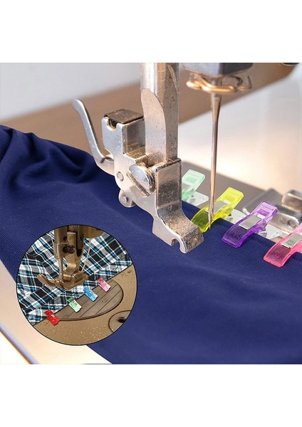 Yeşil 20 Adet Tarzı Iş Ayak Kılıfı Çok Renkli Plastik Klipsler Kumaş Kelepçeler Patchwork Kıvırma Dikiş Araçları Dikiş Aksesuarları Clothelamp (Yurt Dışından)