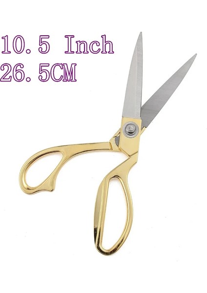 Altın 10,5 Inç Stili Profesyonel Paslanmaz Dikiş Veya Makas Altın Veya Terzi Veya Kumaş Veya Dikiş Nakış Veya Aletler (Yurt Dışından)