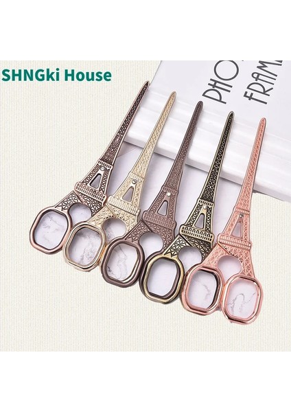 N1 Stili Terzi Ortainless Çelik Avrupa Vintage Eyfel Kulesi Veya Dikiş Makası Dikiş ve Oya Için Dıy Araçları (Yurt Dışından) fiyatları