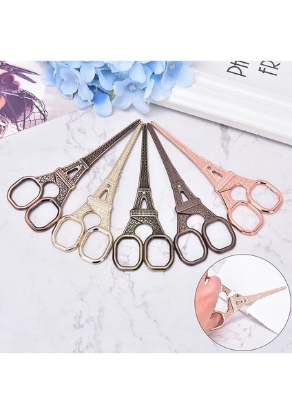 N1 Stili Terzi Ortainless Çelik Avrupa Vintage Eyfel Kulesi Veya Dikiş Makası Dikiş ve Oya Için Dıy Araçları (Yurt Dışından) modelleri