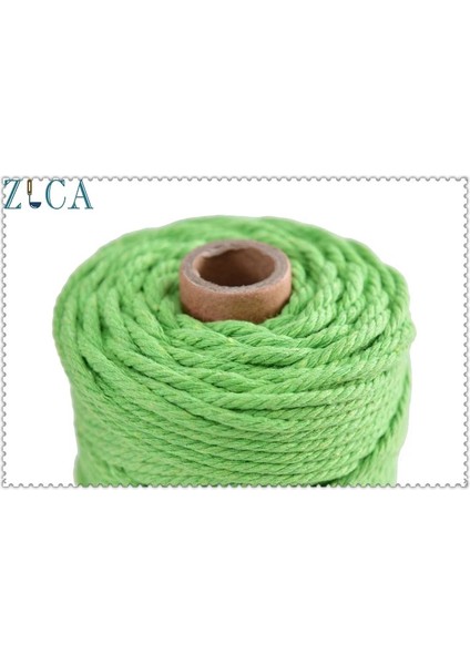 Limon Tarzı 4mm X50M Halat Bükülmüş Kordon 100% Pamuk Halat Renkli Sicim Makrome Kordon Dize Iplik Parti Düğün Dekorasyon Için Dıy Kordon 4mm (Yurt Dışından) fiyatları