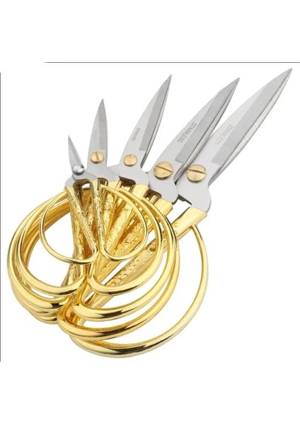 7.5 Inç 19X9.7CM Stili Paslanmaz Çelik Dikiş Altın Ors Kısa Kesici Dayanıklı Vintage Nakış Terzi Ors Kumaş Kesici El Sanatları Aracı Dikiş Için (Yurt Dışından) modelleri