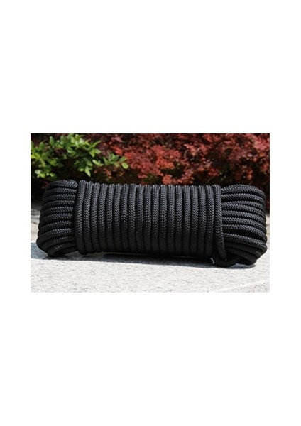 Siyah Stil 10METERSLOT 6mm Katı Paraşüt Kordonu Ipi Halat Mil Spec Tip Bir Strand Tırmanma Kampı Hayatta Kalma Ekipmanları Paracord (Yurt Dışından)