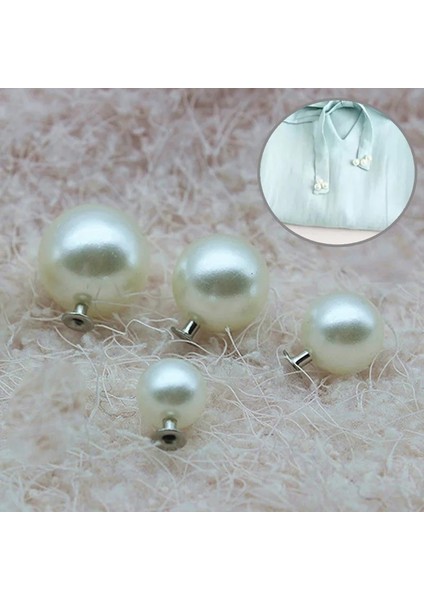 12 mm Tarzı Gelinlik Düğme Beyaz Inci Perçinler El Sanatları Dekor Kafa Akrilik Perçin Pantolon Şapka Çanta Ayakkabı (Yurt Dışından) fiyatları