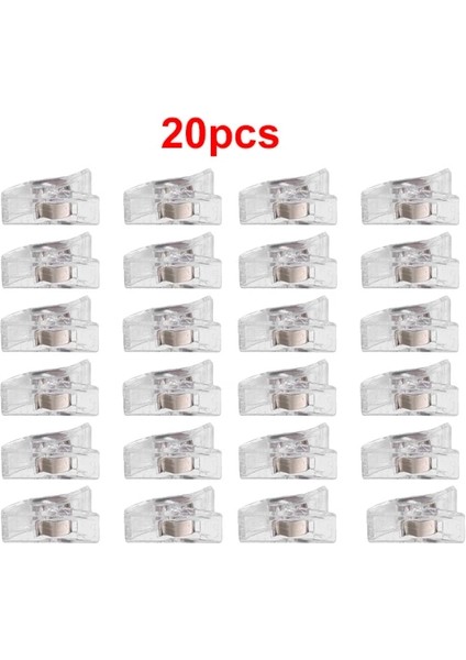 E66-JZ-BTM20 Stili Dikiş Aksesuarları Renkli Dikiş Klipsleri Plastik Kelepçeler Kendin Yap El Sanatlarıgüvenlik Plastik Kelepçeler Kumaş Klipsi Kıvırma Klipsi Dikiş Araçları (Yurt Dışından)