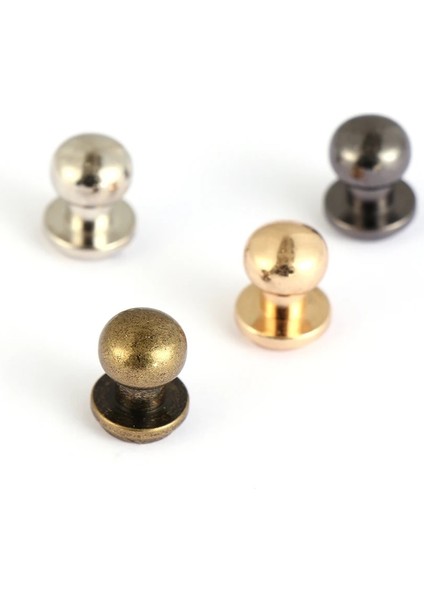 Altın 9X8MM Stili Sıcak Satış Yuvarlak Giysi Perçinler Keşiş Başlı Vidalar Pirinç Tırnak Bezi Düğme Çanta Ayakkabı Deri El Sanatları Dikiş Aksesuarları (Yurt Dışından) modelleri