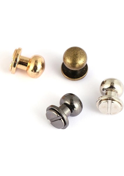 Altın 9X8MM Stili Sıcak Satış Yuvarlak Giysi Perçinler Keşiş Başlı Vidalar Pirinç Tırnak Bezi Düğme Çanta Ayakkabı Deri El Sanatları Dikiş Aksesuarları (Yurt Dışından) indirimleri