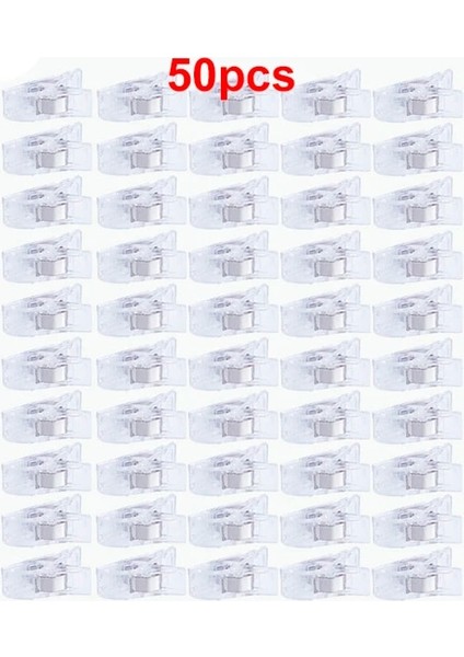 E66-JZ-BTM50 Stili Dikiş Aksesuarları Renkli Dikiş Klipsleri Plastik Kelepçeler Kendin Yap El Sanatlarıgüvenlik Plastik Kelepçeler Kumaş Klipsi Kıvırma Klipsi Dikiş Araçları (Yurt Dışından)