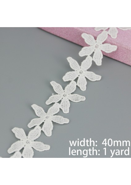 No.3 Tarzı (1 Yardslot) Beyaz El Yapımı Dantel Dantel Takı Patchwork Malzeme Dantel Kurdele Dıy Dikiş Konfeksiyon Aksesuarları (Yurt Dışından)