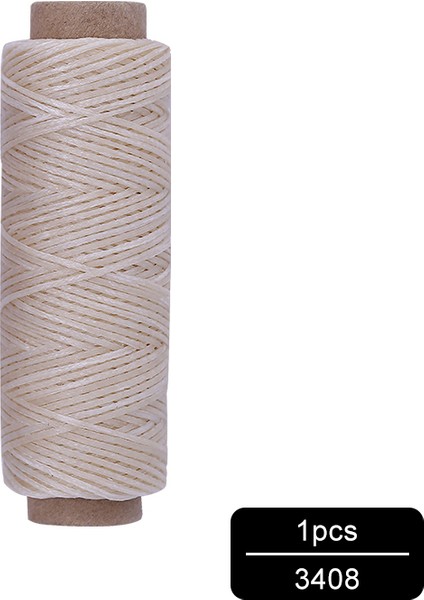 NO.3408 Tarzı Mıusıe D 1mm Deri Mumlu Iplik Kordon Dıy El Sanatları Aracı El Dikiş Ipliği Düz Mumlu Dikiş Hattı (Yurt Dışından)