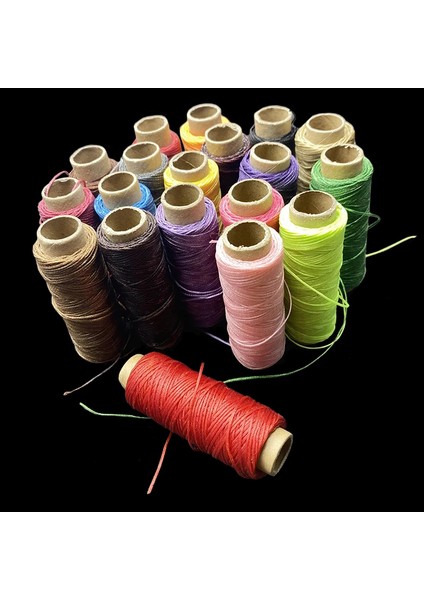 NO.3408 Tarzı Mıusıe D 1mm Deri Mumlu Iplik Kordon Dıy El Sanatları Aracı El Dikiş Ipliği Düz Mumlu Dikiş Hattı (Yurt Dışından)
