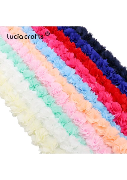 C8 Gök Mavisi 5cm 1y Stili Adet Çiçekler Dantel Kumaş Çiçek Dantel Trim Polyester Kurdele Dıy Craft Dikiş Konfeksiyon Elbise Dekor Aksesuarları 1ylot (Yurt Dışından)