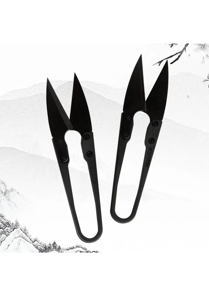 Kırmızı Stil Mini Dikiş Aksesuarlarını Kırpma Makasları Için Çok Amaçlı El Sanatları Veya Karbon Çelik Siyah U Şekli Yaklaşık 10.5x3.5cm (Yurt Dışından) modelleri