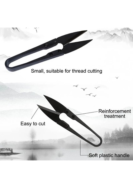 Kırmızı Stil Mini Dikiş Aksesuarlarını Kırpma Makasları Için Çok Amaçlı El Sanatları Veya Karbon Çelik Siyah U Şekli Yaklaşık 10.5x3.5cm (Yurt Dışından) fırsatları